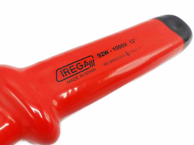 آچار فرانسه سایز 12 اینچ عایق برق ایرگا مدل IREGA MOD. 92 – 1000V