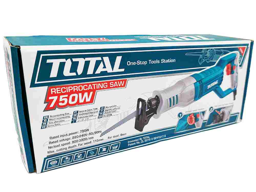 اره افقی بر 750 وات توتال مدل TOTAL - TS100806